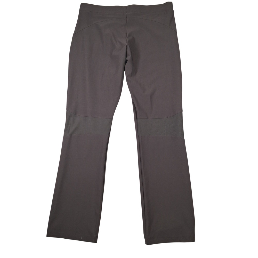Nike FIT DRY Women Pants Large Gray Mesh Panel Straight Leg Activewear NEW